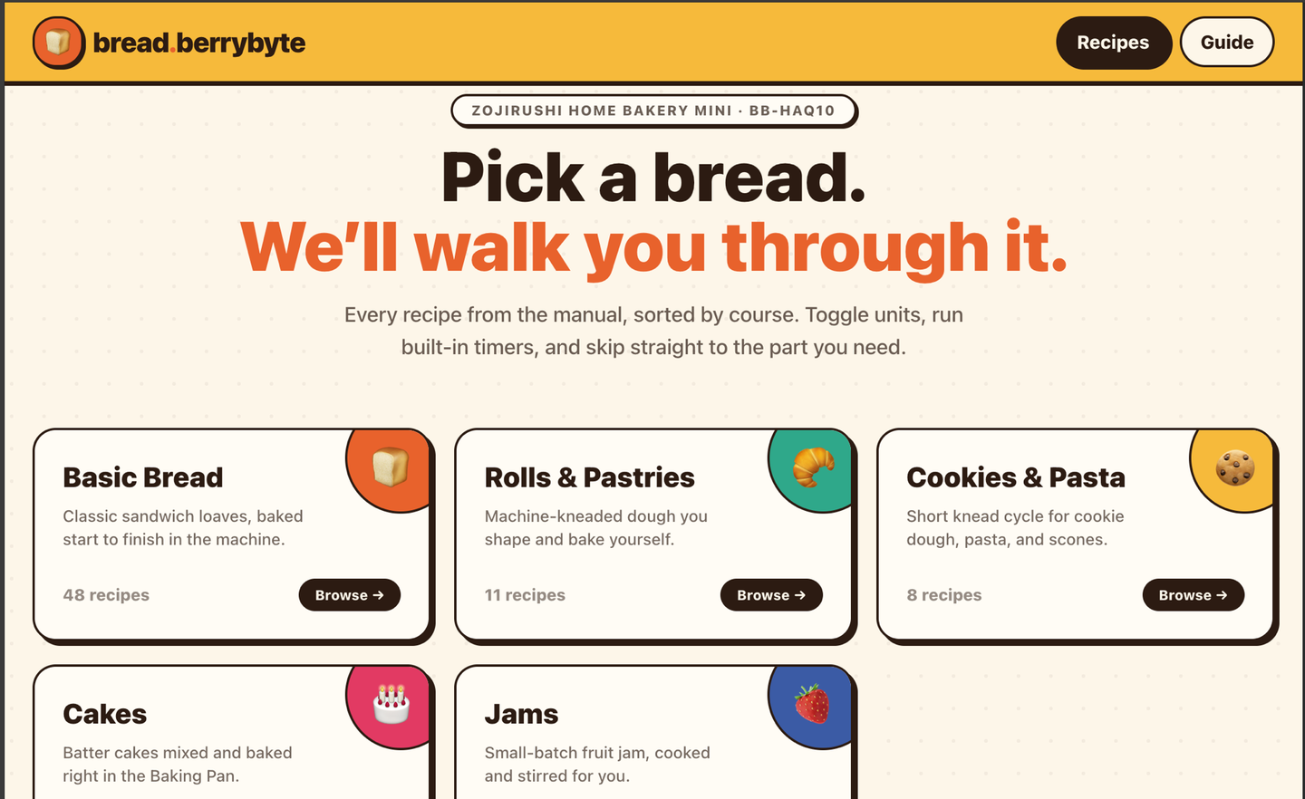 Bread screenshot