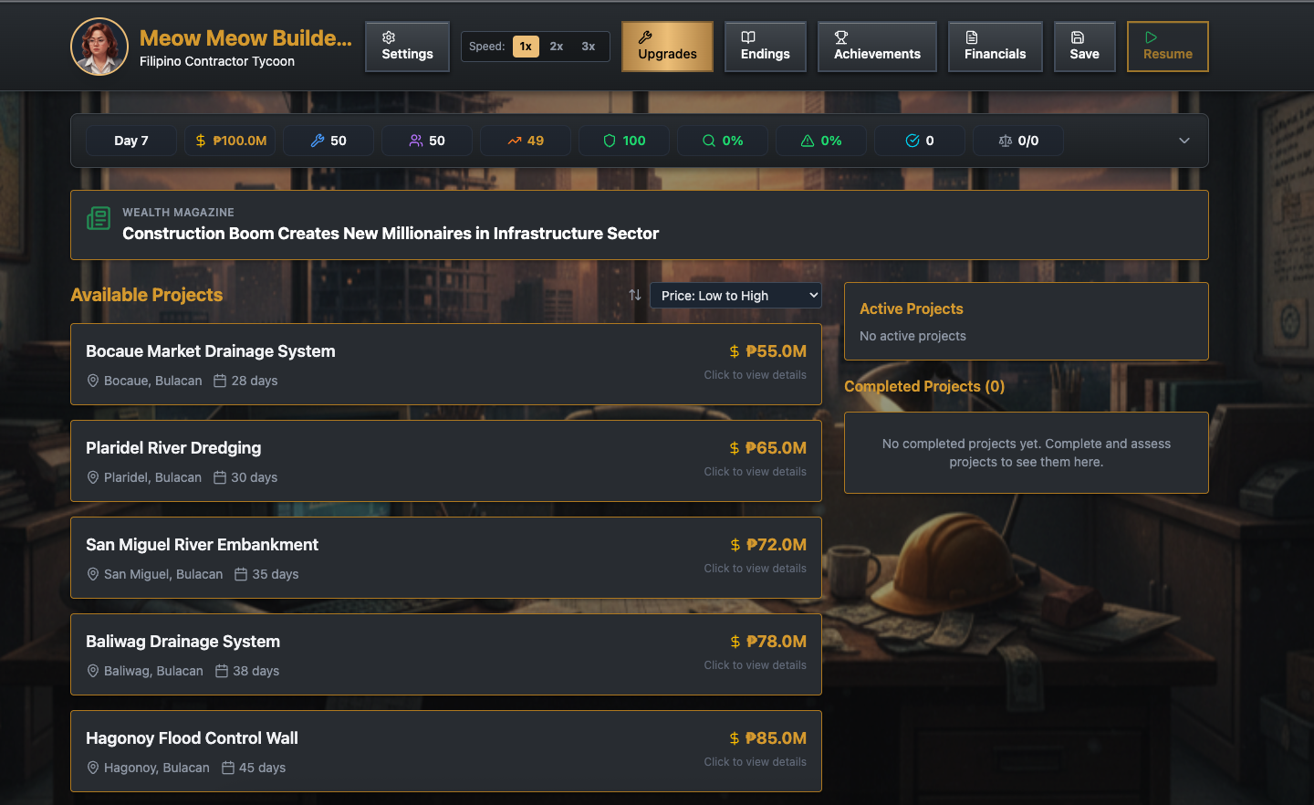 Kontratista screenshot